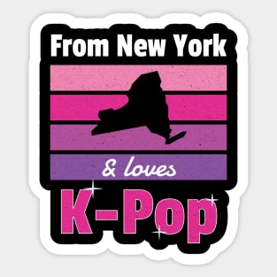 From New York and loves K-Pop - from WhatTheKpop Sticker